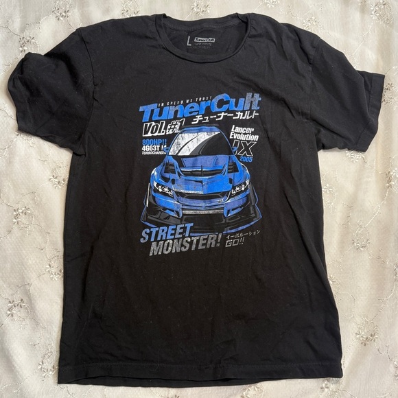 TunerCult Car Guru Lancer Evolution Graphic T-Shirt – Size L - Picture 1 of 2